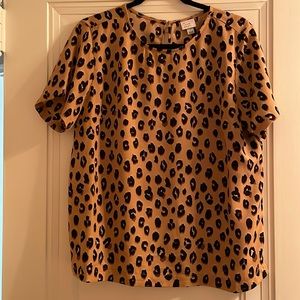 A new day leopard print top